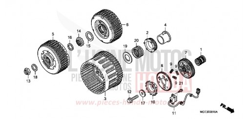 KUPPLUNG (VFR1200FD) VFR1200FDD de 2013